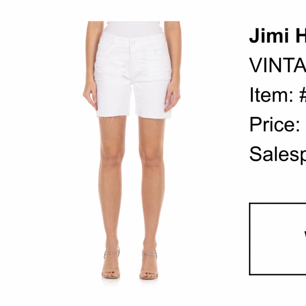 Jimi High Waist Cutoff Denim Shorts
